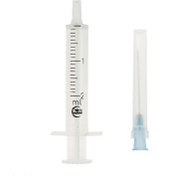 تصویر سرنگ ۲ میلی لیتر سها دو تیکه 