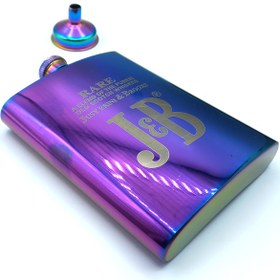 تصویر قمقمه جیبی تک استیل کد a72 