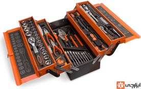 تصویر جعبه ابزار 85 پارچه صنعتی کریتور ا tool-box-bs-123t160-85-critor tool-box-bs-123t160-85-critor