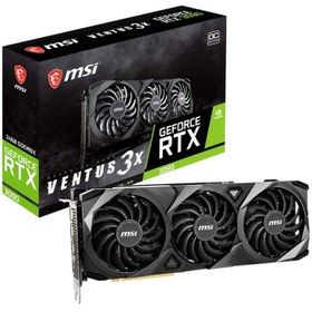 تصویر کارت گرافیک گیمینگ MSI GeForce RTX 3090 VENTUS 3X 24G OC Gaming Graphics Card - 24GB GDDR6X, 1725 MHz, PCI Express Gen 4, 384-bit, 3x DisplayPort v1.4a, HDMI 2.1 MSI GeForce RTX 3090 VENTUS 3X 24G OC Gaming Graphics Card - 24GB GDDR6X, 1725 MHz, PCI Express Gen 4, 384-bit, 3x DisplayPort v1.4a, HDMI 2.1