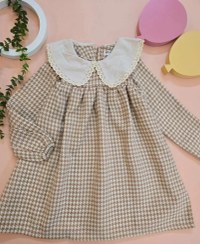 تصویر پیراهن دخترانه پاییزه سایز ۱ تا ۴ 