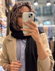 تصویر شال مشکی پولکی( وارداتی) 