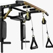 تصویر بارفیکس دیواری پارالل سیمکش دار با تشک 