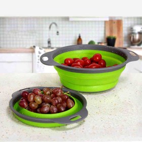 تصویر آبکش تاشو سیلیکونی یونیک 