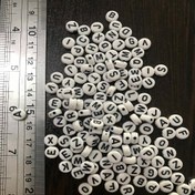 تصویر مهره تزیینی ۱۰۰ عددی مدل MO246 حروف انگلیسی 