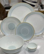 تصویر سرویس غذاخوری ۶ نفره مقصود از ارکوپال فیروزه ای دینو 