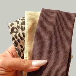 تصویر هدبند کشباف ترند سال - کرمی 