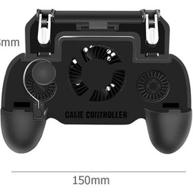 تصویر دسته بازی موبایل فن دار مدل SP+ 2000mAh ا Mobile Game Controller SP+ Mobile Game Controller SP+