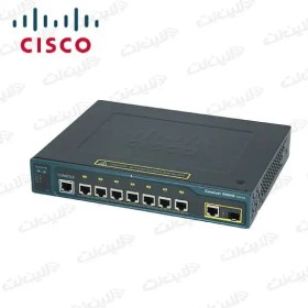 تصویر سوئیچ سیسکو مدل WS-C2960G-8TC-L استوک Cisco WS-C2960G-8TC-L 8Port Switch Stock