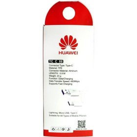 تصویر کابل تایپ سی HUAWEI 88 