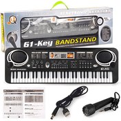 تصویر اسباب بازی طبل کودک با موسیقی، کیبورد پیانو، نور فلش ضرب، و میکروفون قابل تنظیم، اسباب بازی‌های موسیقی الکترونیکی برند groic Kids Drum Toy with Music, Piano Keyboard, Beats Flash Light and Adjustable Microphone, Electronic Musical Instruments Toys, Musi