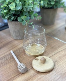 تصویر عسل خوری درب بامبو 