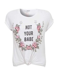 تصویر تی‌شرت گلدار زنانه سفید Tally Weijl 