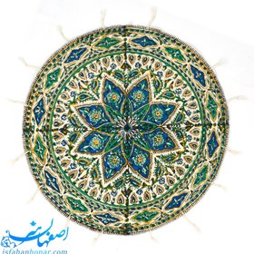 تصویر رومیزی قلمکار گرد کوچک 40 سانتیمتری 