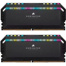 تصویر رم دوکاناله دسکتاپ کورسیر سری DOMINATOR PLATINUM RGB با ظرفیت (2x16GB) 32 گیگابایت و فرکانس 5200 مگاهرتز ا Corsair Dominator Platinum RGB 32GB (2x16GB) 5200MHz DDR5 CL40 Dual Channel Desktop RAM Corsair Dominator Platinum RGB 32GB (2x16GB) 5200MHz DDR5 CL40 Dual Channel Desktop RAM