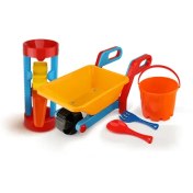 تصویر شن ریز و فرغون (همراه با ست ساحلی) 