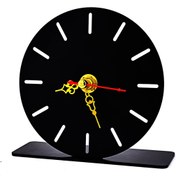 تصویر ساعت رومیزی فلزی 