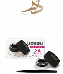 تصویر خط چشم ژله‌ای مشکی کاسه‌ای OADSO مدل Eye Studio بسته دو عددی OADSO Eye Studio Long-Wear Gel Eyeliner