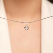 تصویر پلاک قلب سفید ، مینیمال ، ژوپینگ 