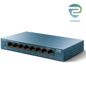 تصویر سوییچ 8 پورت گیگ تی پی لینک مدل TP-Link Switch Gigabit LS108G V3 