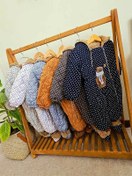 تصویر کاپشن سرهمی خال خالی 