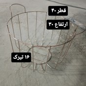 تصویر سبد کوسن قطر ۴۰ ارتفاع ۳۰ قطر ۴۰ ارتفاع ۴۰ 