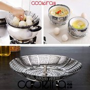 تصویر بخارپز استیل تاشو کوکینا 