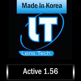 تصویر عدسی طبی 1.56 active لنز تک 