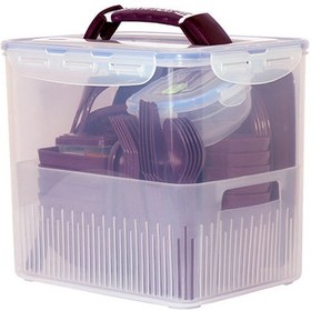 تصویر ست پیک نیک 6 نفره لیمون مدل 106 - طوسی 