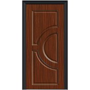 تصویر درب ملامینه اچ پی ال طرح خورشیدی - دو رو HPL HPL melamine door with solar design