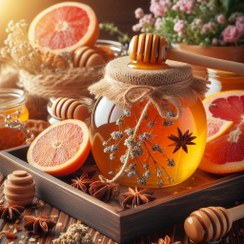 تصویر عسل طبیعی گون ۵۰۰ گرمی دیزان dizan honey