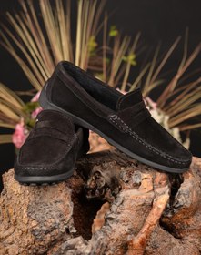 تصویر خرید اینترنتی کالج مردانه سیاه پیر کاردین Pierre Cardin - 216602 -ST TAN Erkek Süet Hakiki Deri Loafer Ayakkabı Sağlamlık&Şıklığı Bir Arada Sunan Özel Seri Tarz Model