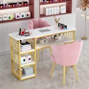 تصویر میز آرایش مدل K110 با بدنه فلزی 