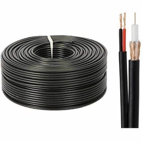 تصویر کابل ترکیبی RG59 بغل برق 0.7 CABLE