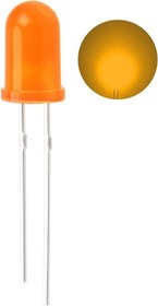 تصویر LED نارنجی 5mm بسته 10 تایی 