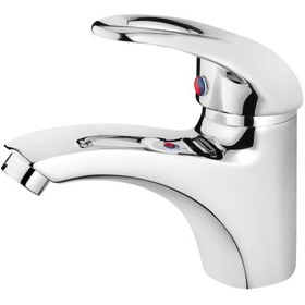 تصویر شیر روشویی کاویان مدل آروشا سفید Arusha model Kavian faucet