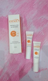 تصویر ضد آفتاب دور چشم SPF30 آیسول - رنگی Eyesol Physical Eye UV Defense Cream SPF30