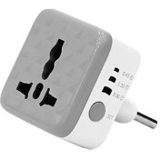 تصویر مبدل برق تایمردار هانوفر مدل PS-03 Hanofer PS-03 Timer Adapter Plug Converter