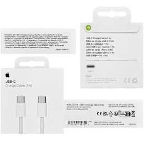 تصویر کابل اورجینال آیفون 15 Original Type C-to-C Charging cable Original Type C-to-C Charging cable