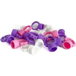 تصویر تشتک رنگ تتو مدل انگشتی بسته 5 عددی 