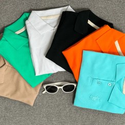 تصویر تیشرت جودون دو دکمه 