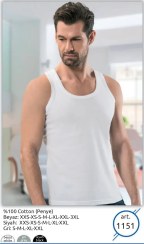 تصویر زیرپوش رکابی نخی مردانه آنیت مدل 1151 