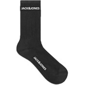 تصویر 12179475 Jacbasic Logo Tennis Sock 5 Pack Noos Siyah 