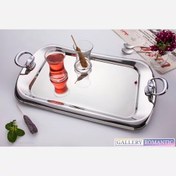 تصویر سینی استیل ریور مدل پافیلی دسته حلقه کد wd1040 