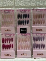 تصویر ناخن مصنوعی فانتزی کد ۹۵۱۸ 