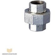 تصویر مهره ماسوره گالوانیزه سایز ۱ اینچ 