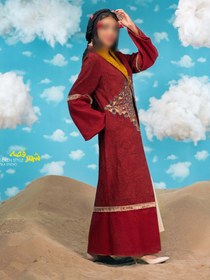 تصویر مانتو زنانه گره استایل مدل شهرزاد قصه 