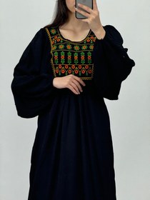 تصویر پیراهن نخ گلدوزی هاله 