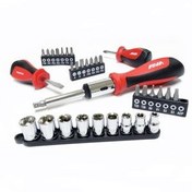 تصویر مجموعه 33 عددی پیچ گوشتی آروا 