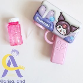 تصویر تفنگ حباب ساز کرومی 